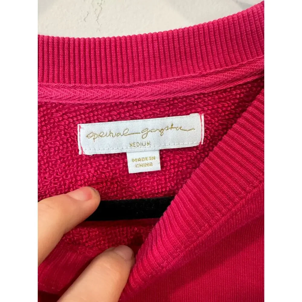 Spiritual Gangster Peloton Crewneck Sweatshirt Pink Size Medium - Picture 4 of 5